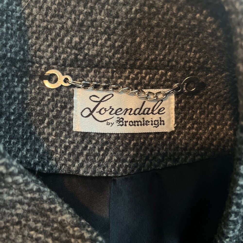 Vintage 100% Wool Lorendale by Bromleigh Pea Coat - Picture 4 of 5